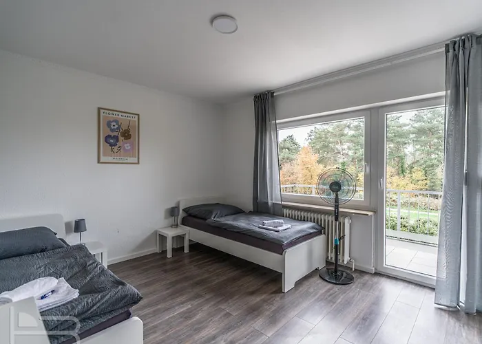 Voll Ausgestattete Mit Einzelbetten - Küche - Wlan - Pkw-parkplatz Apartment *